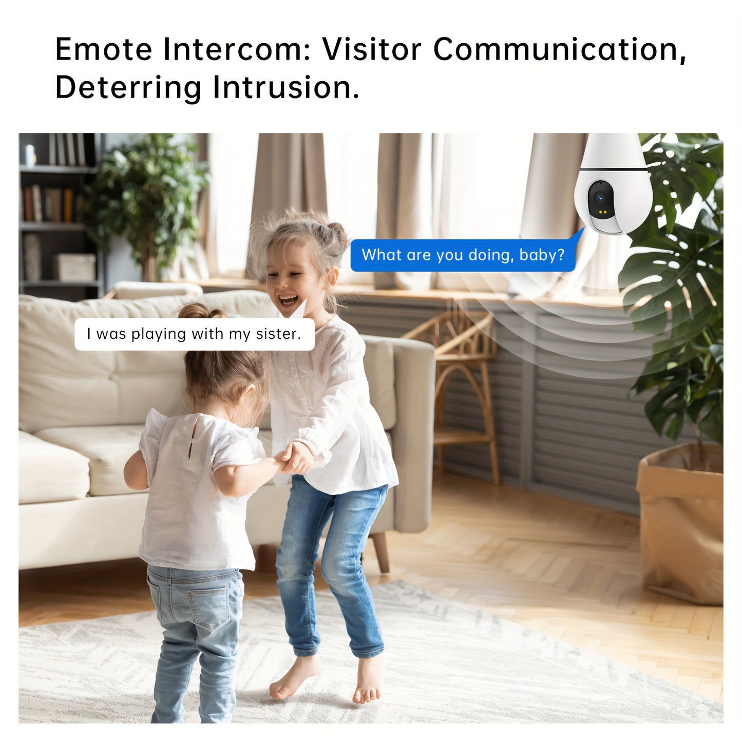 3MP Wireless Smart Light Bulb Security Camera, 2.4GHz/5G/WiFi, Connection, with 360° AI Motion Detection, 3.6mmHD Lens Full Color Night Vision, Automatic Tracking, Alarm System, Indoor, Home Security Solution, Wireless Secur