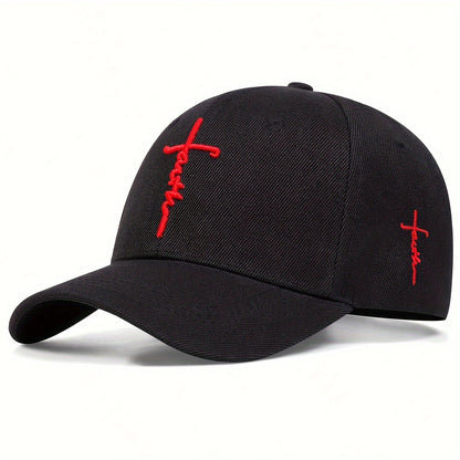 2pcs/set - Fashionable Black and White Baseball Cap, Exquisite Cross Embroidery, Breathable Acrylic Duckbill Design, Suitable for Outdoor Sports, Fashionable for Men and Women, Sports Accessories | Fashionable Headwear | Dura