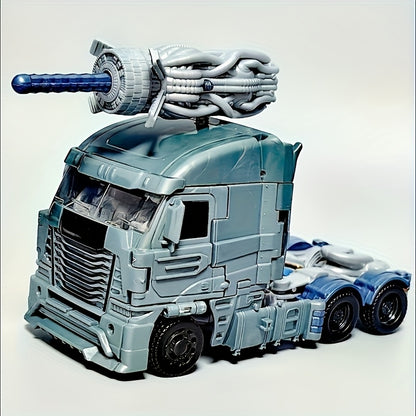 [Ideal Gift] Anime Mecha Model Robot & Truck Changer Figure - Large-Scale Transforming Action Figure with Movable Limbs, Detailed Collectible for s &, Dynamic Poseable Mecha Warrior (Plastic) - Ideal Gift for Fans