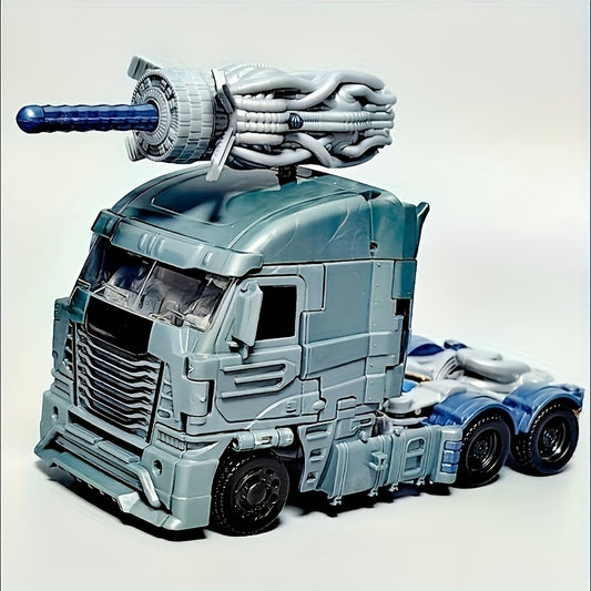 [Ideal Gift] Anime Mecha Model Robot & Truck Changer Figure - Large-Scale Transforming Action Figure with Movable Limbs, Detailed Collectible for s &, Dynamic Poseable Mecha Warrior (Plastic) - Ideal Gift for Fans