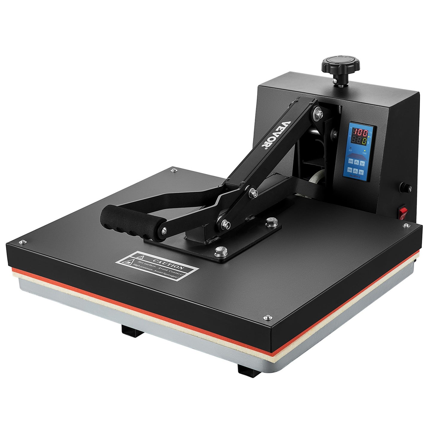 VEVOR 1700W Heat Press, 16x24/15x15/16x20in Power Heat Press Machine, High Pressure Fast Heating Heat Press Machine for T-Shirt, Digital Industrial Sublimation Printer for Heat Transfer Vinyl, Easy to Use, Black