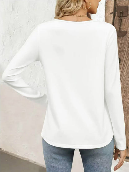 Women'S Funny Saying V-Neck Long Sleeve T-Shirt - "I'm the Kind of Woman That When My Feet Hit the Floor Each Morning the Devil Says Oh Crap She'S Up" Graphic Print, Casual Spring/fall Top, Spring Fashion, Playful Design, Com