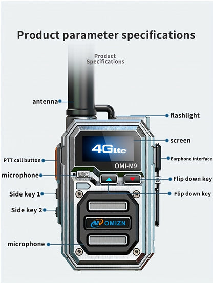 Ultra-durable Aluminum Alloy 2-way Radio for Worldwide Use.Perfect for Outdoor Adventures, Job Sites & Emergencies. FCC.