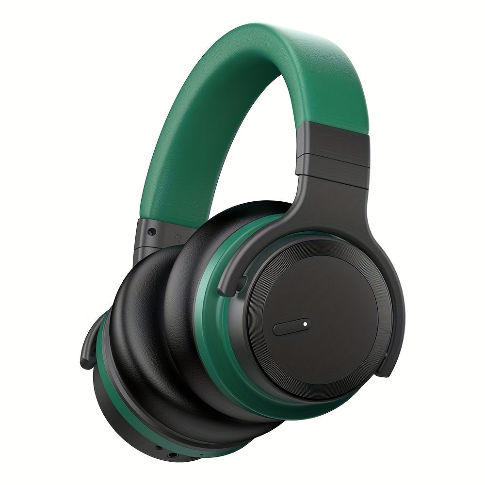 Active Noise Cancelling Headphones Wireless Headphones with Rich Bass, Clear Calls, 30 Hours Playtime, Comfort Fit, Black