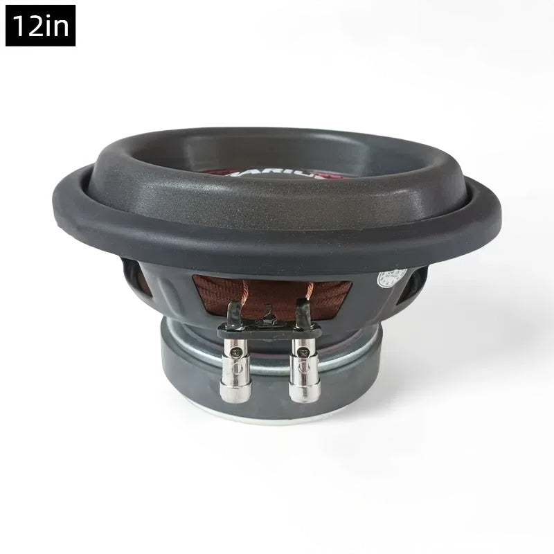 Ultra-Heavy Bass Speaker for Cars - High-Power Car Subwoofer - 8-inch/10-inch/12-inch - Perfect for Car Audio Upgrade - Dual Voice Coil, Single Voice Coil Options, Single Magnet or Dual Voice Coil