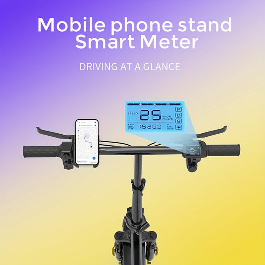 700W Folding E-Bike for Adults: Tackle 25° Hills & 20MPH Speeds. 35-Mile Range with 48V 20Ah Removable Battery, 385LBS Capacity & 11-Layer Shock Absorption for A Smooth Ride. Your All-in-One Commute & Adventure Solution