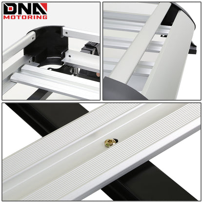 DNA MOTORING Cargo Roof Rack Cross Bar Carrier Basket, with Adjustable Clamps