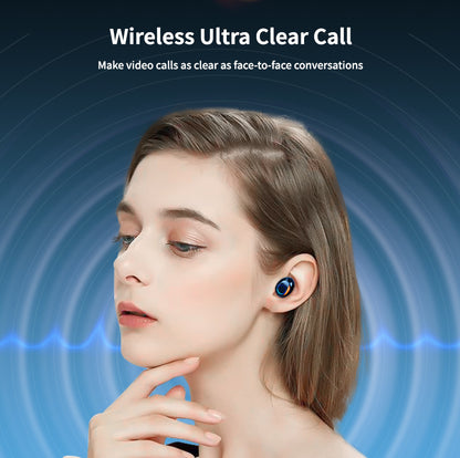 144 Languages Wireless Translation Earbuds, 36-Hour Battery Life, Instant Translation Headphones for Travel, Business & Work with Noise-Canceling Microphone and LED Display, Stereo Sound, Perfect Christmas Gift For Couples