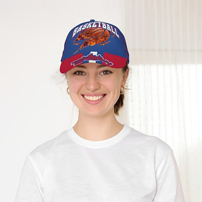 Detroit Basketball Graffiti Cap for Men & Women - Adjustable Snapback Baseball Hat with Iconic Print, Lightweight Suitable for All Seasons, Outdoor Travel, Beach Parties, Spring/Autumn Casual Wear,