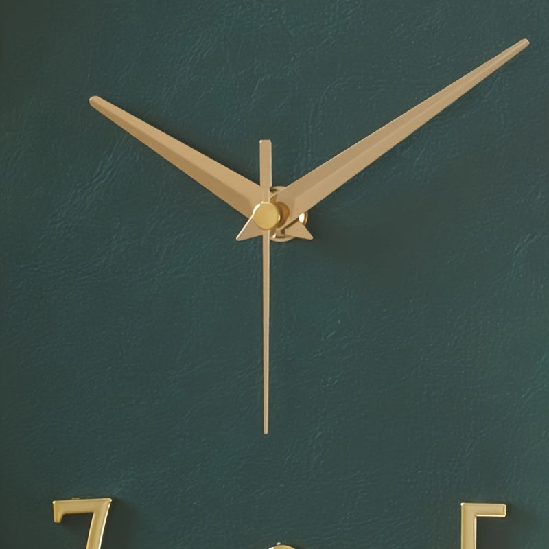 Creative Design Simple Living Room and Dining Room Wall Clock with Angel Wings and Diamond Inlay, High-end Office and Hotel Hanging Clock, Large Size Bedroom Hanging Decoration Clock