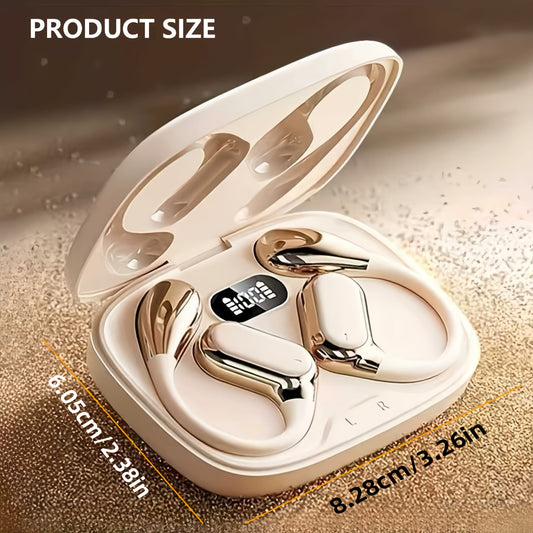 2025 New Style True Wireless on-ear earpods music none-in-ear headset gaming couples Earbuds video TWS HIFI bass 9D Stereo HD calling Earphones for Android for iPhone Cellphone sports Earpieces smart headphones for Christmas