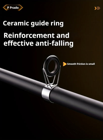 [Sea Fishing Rod Set] Long Throw Sea Fishing Rod Set (2.1m, 2.4m, 2.7m, 3.0m, 3.6m) | Smooth Guide Ring | Seaside Fishing Pole | Fishing Wheel Set Combination | Leisure Fishing