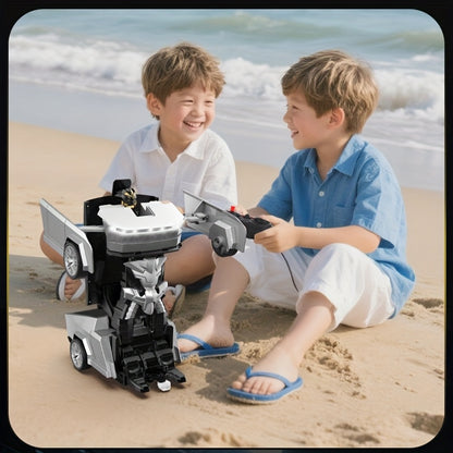 2.4Ghz Remote Control Car Off-road Vehicle, One-click Transformed Robot, Gray Toy Car, with Cool LED Headlights, 360 Degree Rotation Drift, Christmas Birthday Gift for Boys And Girls, Drift Toy, Actionpacked Toy, Rugged Offro