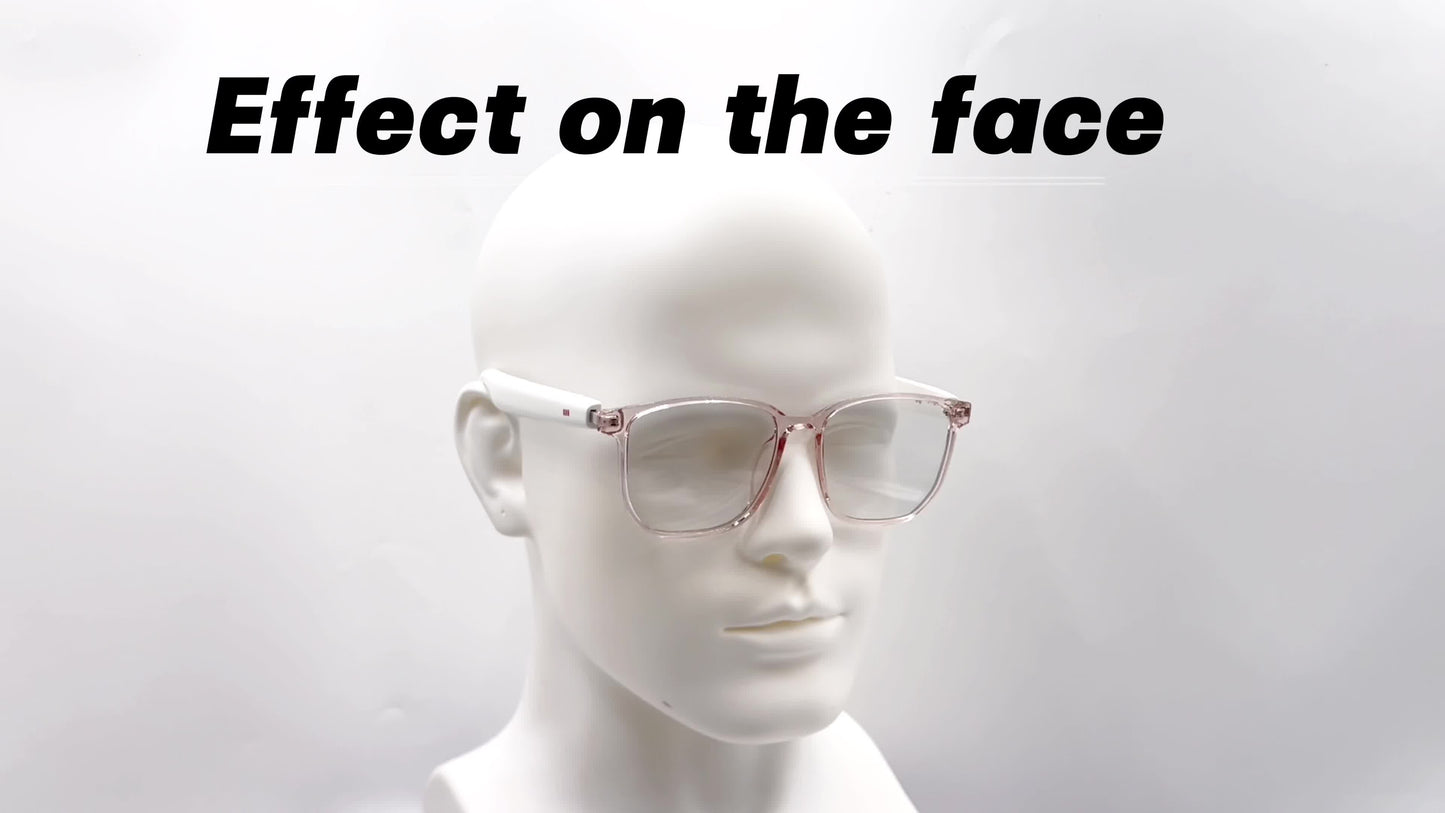 Ai Translation Smart Glasses, Multi-Functional Audio Glasses with 160+ Language Support, Built-in Microphone and Speaker, Music Playback & Voice Calls, Photochromic Lenses, Suitable for, Driving, Relaxing, and Daily Office We