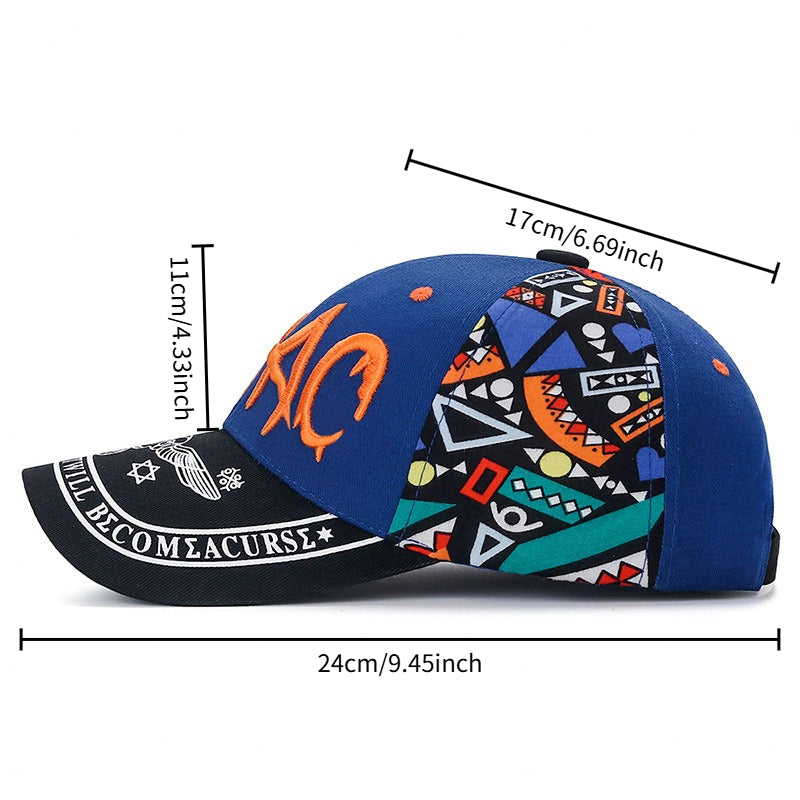 Korean-style Baseball Cap | Casual Fashion Letter Embroidery, Outdoor, Breathable Adjustable Unisex Snapback Cap for Men and Women