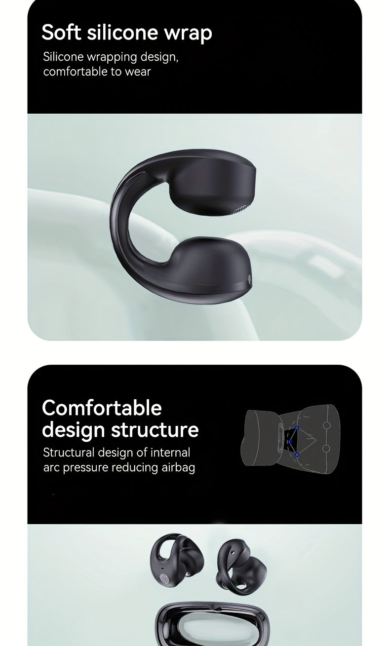[Acer 2025 New Model]Acer OHR555 TWS Wireless Earphones, Shocking Bass, Call Noise Reduction, Ultra Long Standby, Low-latency Gaming, All-day Comfort, Lightweight Touch, Stylish Appearance, Study/Business/Travel/Sports/Music,