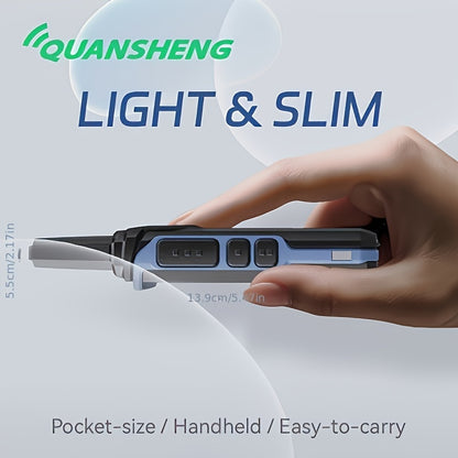 Quansheng TG-A1 Two-Way Radio - Remote Charging, Portable, Hands-Free - For Adults - Ideal for Cruising, Hiking, Hunting, Skiing - 2 Sets - Perfect Gift for Outdoor Enthusiasts