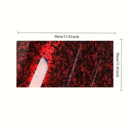 1pc  Fit High Gloss Carbon Fiber Vinyl Wrap Film, Adhesive PVC  And Motorcycle Body Styling Decal for Interior And Exterior Customization
