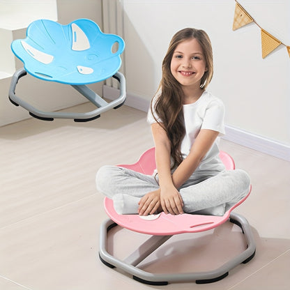 Kids Sensory Spinning Chair for Autism Ages 3+, Sit And Spin Swivel Chair for Kids with ADHD, Sensory Chairs for Autistic Children, Sensory Toys for Motion Sickness, Balance Training, Sensory Stimulation, Smooth Spinning Mech