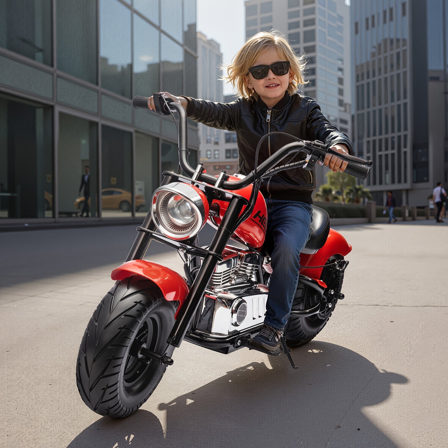 24V Electric Dirt Bike, Kids Motorcycle Ride on Toy for Big Kids, w/Raised Handlebars, Power Display, Twist-Grip Throttle, Shock Springs, Key Start, Handbrake
