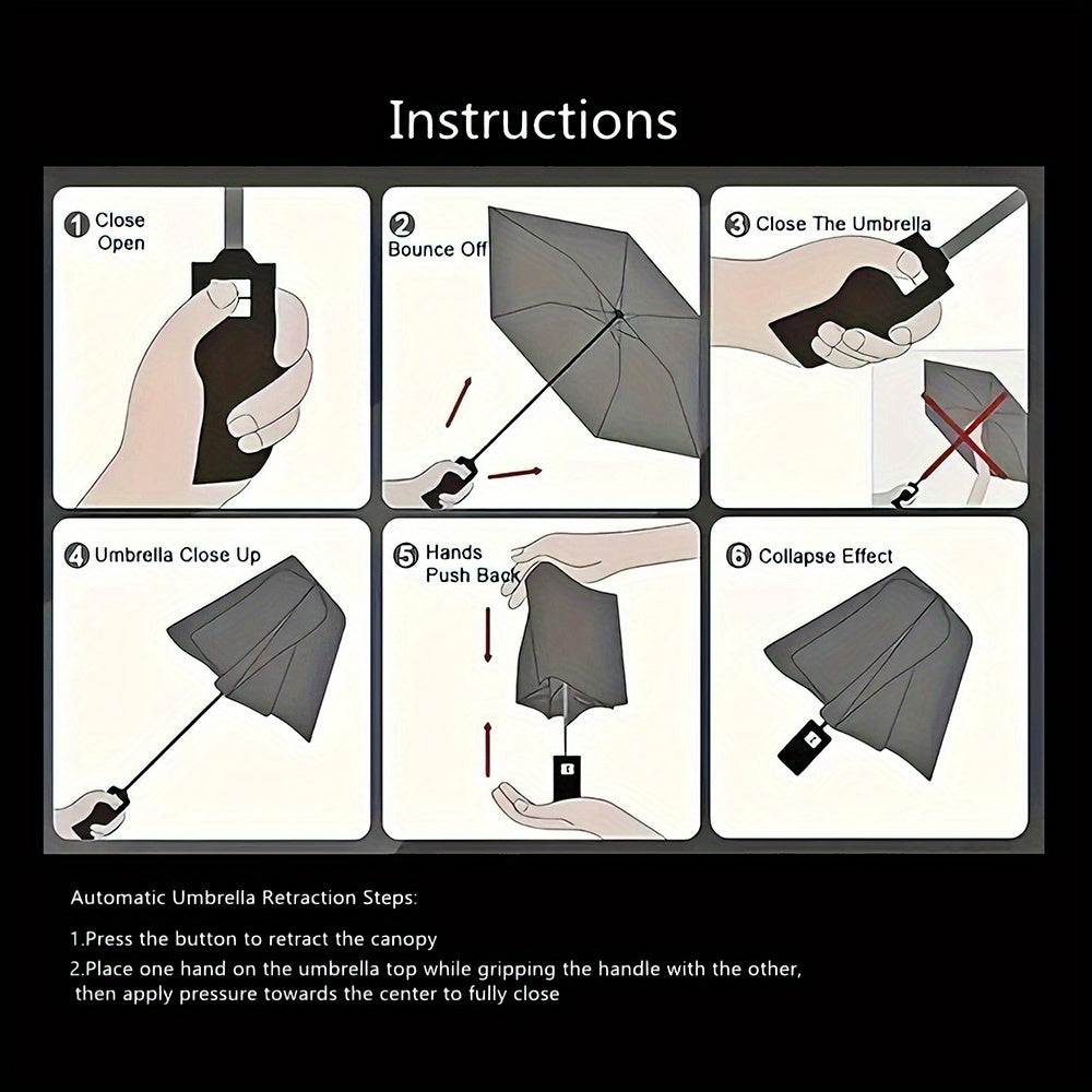 Masonic Symbol with Compass and Square - Portable Folding Umbrella 8 Bone Umbrella Suitable for Travel Outdoor Foldable Umbrella Compact Umbrella Daily Essentials Birthday Gift Christmas Present 7A63