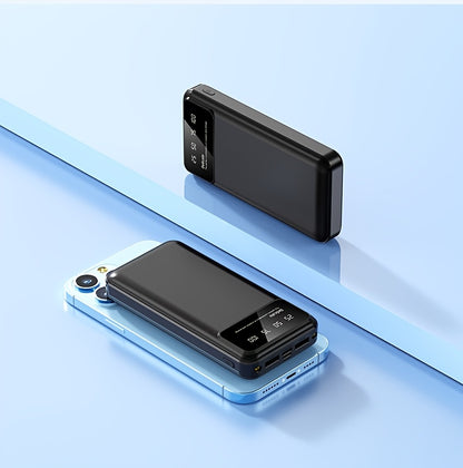 65000mAh High-capacity Portable Power Bank, Portable USB Charger, for iphone17/ 16/ 15/ 14/ 13/ 12/ 11/ XS, Portable Charger with LED Power Display Outdoor Travel Emergency Backup Power Bank, Best Gift for Halloween And Chris