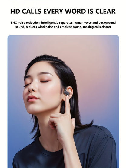 2025 NEW style [Real-Time Translator on-ear Earbuds] Real-Time 2-Way Language Translator none-in-ear Earbuds | 144 Languages, Portable Translation Headset with APP for Music & Calling, for iOS for Android,for Christmas gift