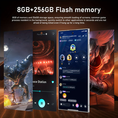2026 New S25 Ultra Unlocked Smartphone | 8GB+256GBand3.5-inch 3GB+64GB Portable Mini Phone,, 6.8-inch Large HD Display, Dual SIM, Built-in Multifunctional Pen, GPS, Type-C Charging, Metal Frame, Screen Protector, Headphones