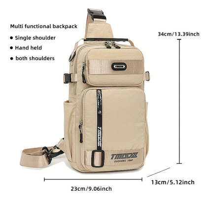 Unisex Fashion Anti-Theft Crossbody Bag - Lightweight Oxford Material, Secure Zip Closure, Adjustable Strap, Perfect for Travel & Everyday Use, Crossbody Ba