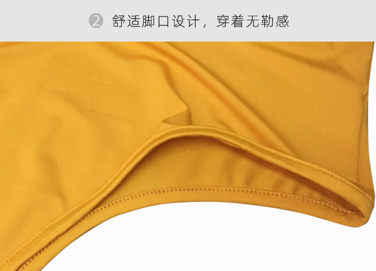 2025 Cross-border Autumn and Winter Basic Bottoming Women's Wear European and American Simple High Neck Long Sleeve Slim-fit bodysuit