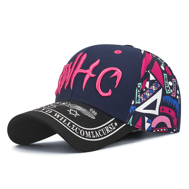 Korean-style Baseball Cap | Casual Fashion Letter Embroidery, Outdoor, Breathable Adjustable Unisex Snapback Cap for Men and Women