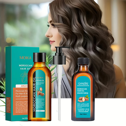 []Teen Girls Trendy Stuff][]halr Oil][hair Products]3.38oz Argan Oil Curly Hair Care Oil - Moisturizing Styling Care Plain Face | Brightening Increment, Suitable for All Hair Types | for Dry Hair (control Fluffy Lock Water)