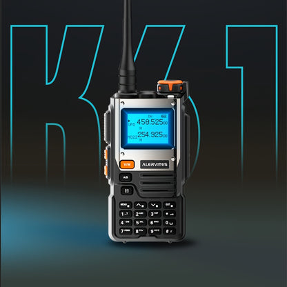 2pcs Alervites AT-K61 Two-Way Radio Transceiver Handheld Walkie-Talkie for Outdoor, Hiking, Camping, Emergency Communication, Compact Design, Durable Construction, Highquality Audio, Handheld Radio, Hiking Enthusiasts, Campin
