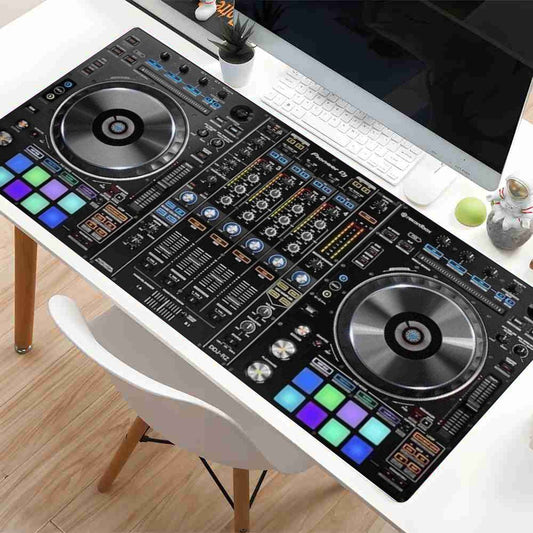 1pc Pioneer DJ DDJ-RZ Controller Mouse Pad & Office Desk Mat - Non-Slip Surface, DJ Setup with Mixer Controls, Compatible with DDJ-RZ Controller, Durable Polyester Front & Rubber Back for Home Studio, Live Performances, Gamin