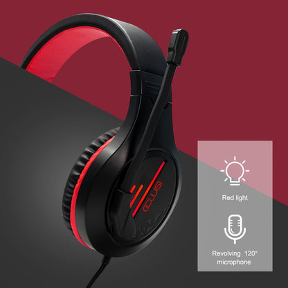 Colusi All-in-Ear Gaming Headset,50mm Stereo Gaming Headphones with Noise Canceling Microphone,LED Light,Pressure Reducing Headband,Over-Ear Earmuffs for Tablet/PS4/PS5/PC/Xbox One/Switch, Headset Gaming, Gaming Headphones, G