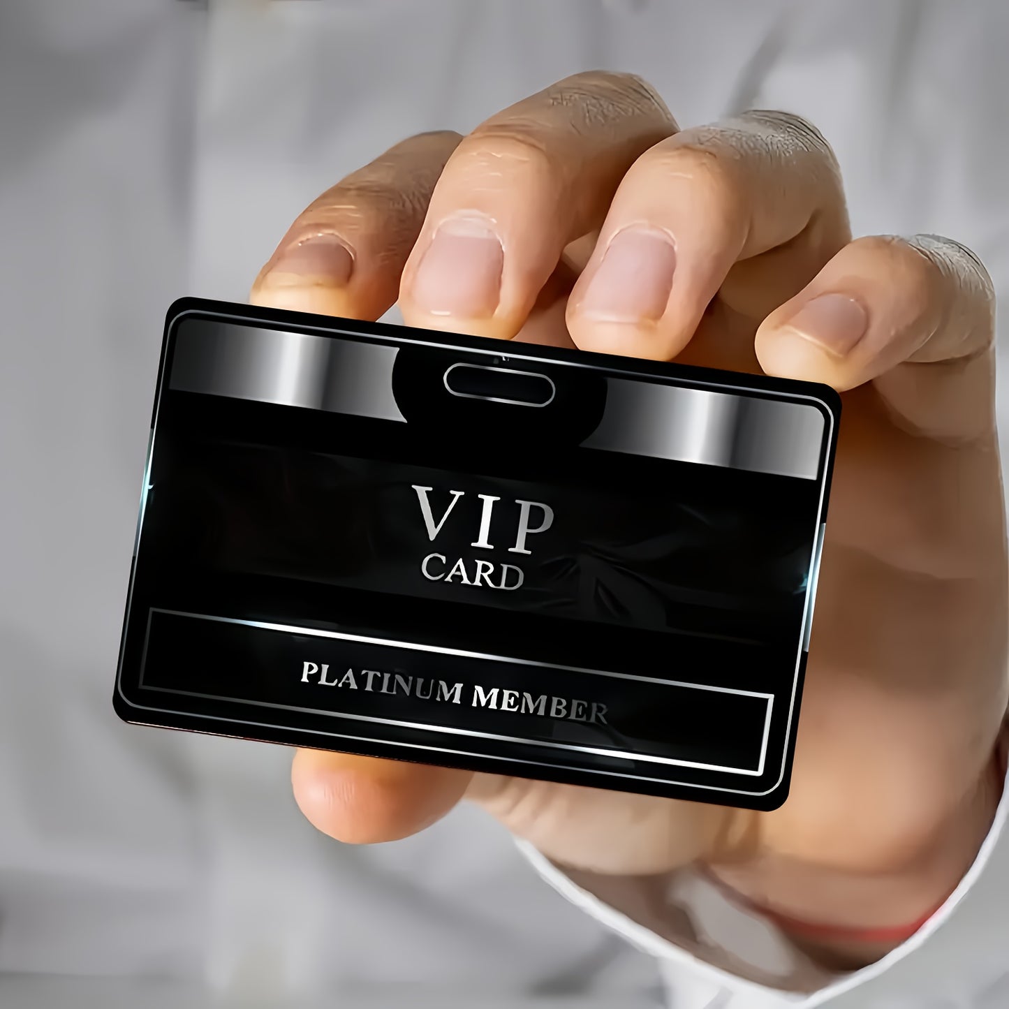 Business Style "VIP" Fashion Waterproof Sticker Credit Card Light Beige Cover, Ultra-Thin, High-Quality, Scratch-Resistant, Suitable for Credit Cards, Bank Cards, Bus Cards, Detachable Self-Adhesive for Most Cards, Ideal Gift