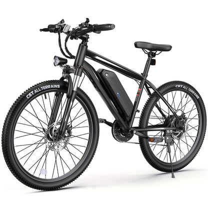 27.5'' Electric Bike for Adults With500W Motor, Up to 50 Miles School Ebike with 48V 500WH Removable Battery, Electric Mountain Bike, 20MPH Adults Electric Bicycle with LCD Display, 21 Speed