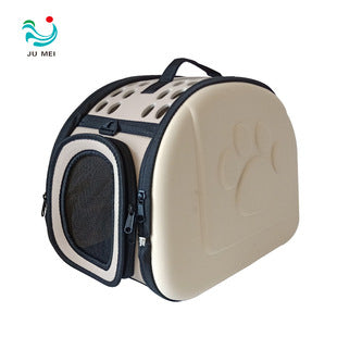 Cat Carrier for Spring and Summer, Large Capacity Pet Carrier for Carrying on the Back, Portable Handbag, Foldable Dog Carrier, Breathable for Dogs