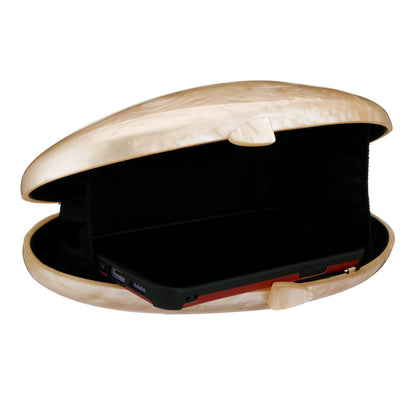 2025 New Acrylic Pearl Shell Bag For Women Shoulder Bag Ladies Fashion Wedding Banquet Evening Bag Bridal Handbag Clutch Purse