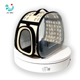 Cat Carrier for Spring and Summer, Large Capacity Pet Carrier for Carrying on the Back, Portable Handbag, Foldable Dog Carrier, Breathable for Dogs