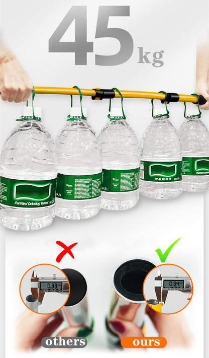 EAFC Car Wash Brush Mop with Long Handle, Replaceable Microfiber Brush Head, with 15° Curved 3 Section Extension Pole, Car Detailing Brush, Car Wash Brush, Easy to Clean, Durable Material, Suitable for Home, Car, RV, Truck