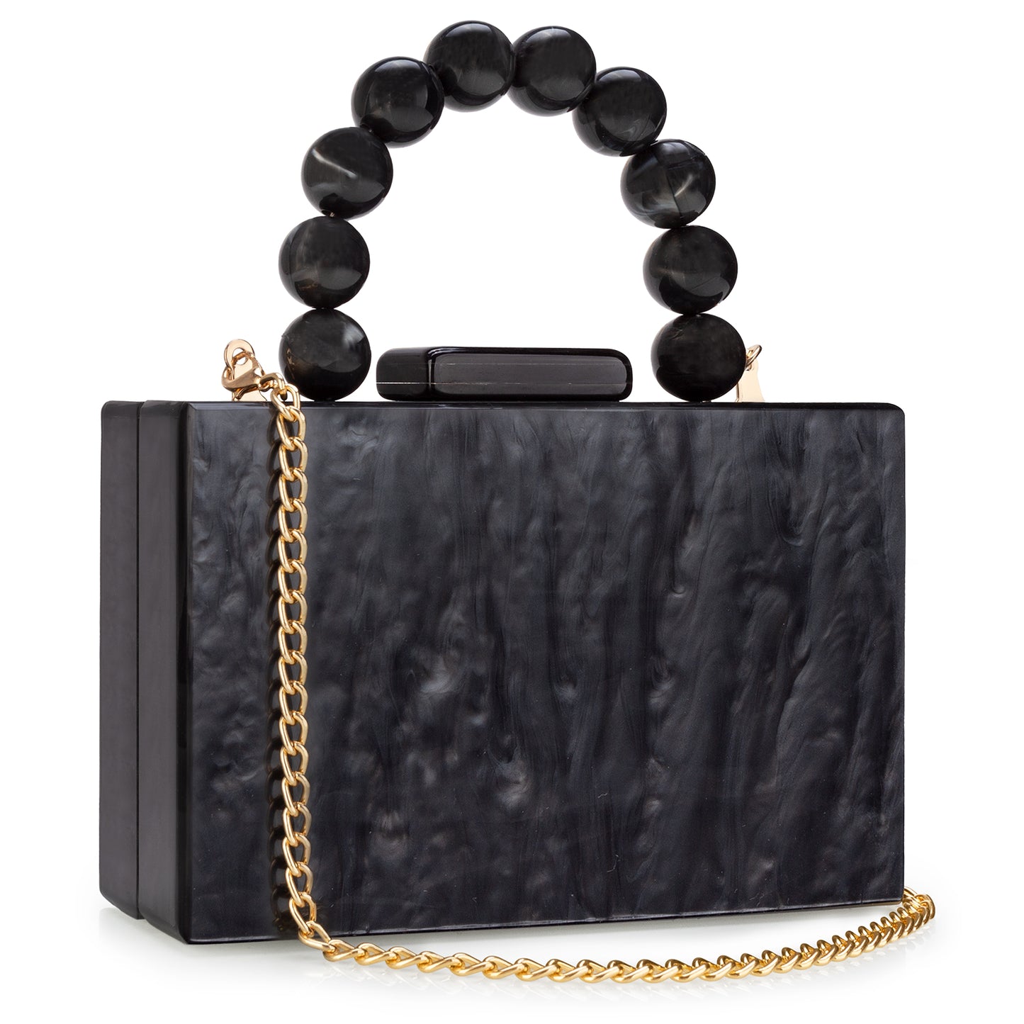 Acrylic Handbag Casual Trend Small Square Bags Women Clutches Wedding Party Dating Lady Trendy Evening Bags Chain Shoulder Bag