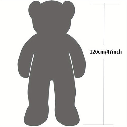 47inch 55inch Big Teddy Bear Stuffed Animal Giant Teddy Bear with Love Heart Large Plush Toy Huge Soft Doll Gift for Kids Girls Girlfriend on Birthday Valentine'S Day Christmas