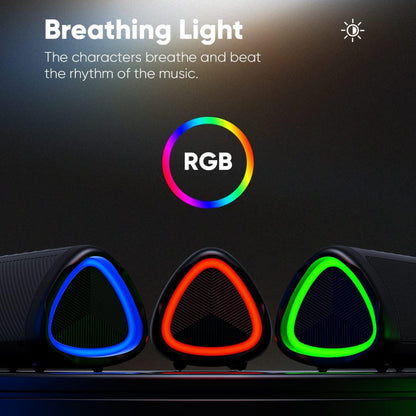 Wireless Speaker That Delivers 20W Stereo Sound, Features IPX5 Waterproofing, Offers Up to 24 Hours of Playtime, Includes RGB Lighting, Supports TWS Pairing, Utilizes Wireless 5.3, And Is Suitable for Home Use, Outdoor Activi
