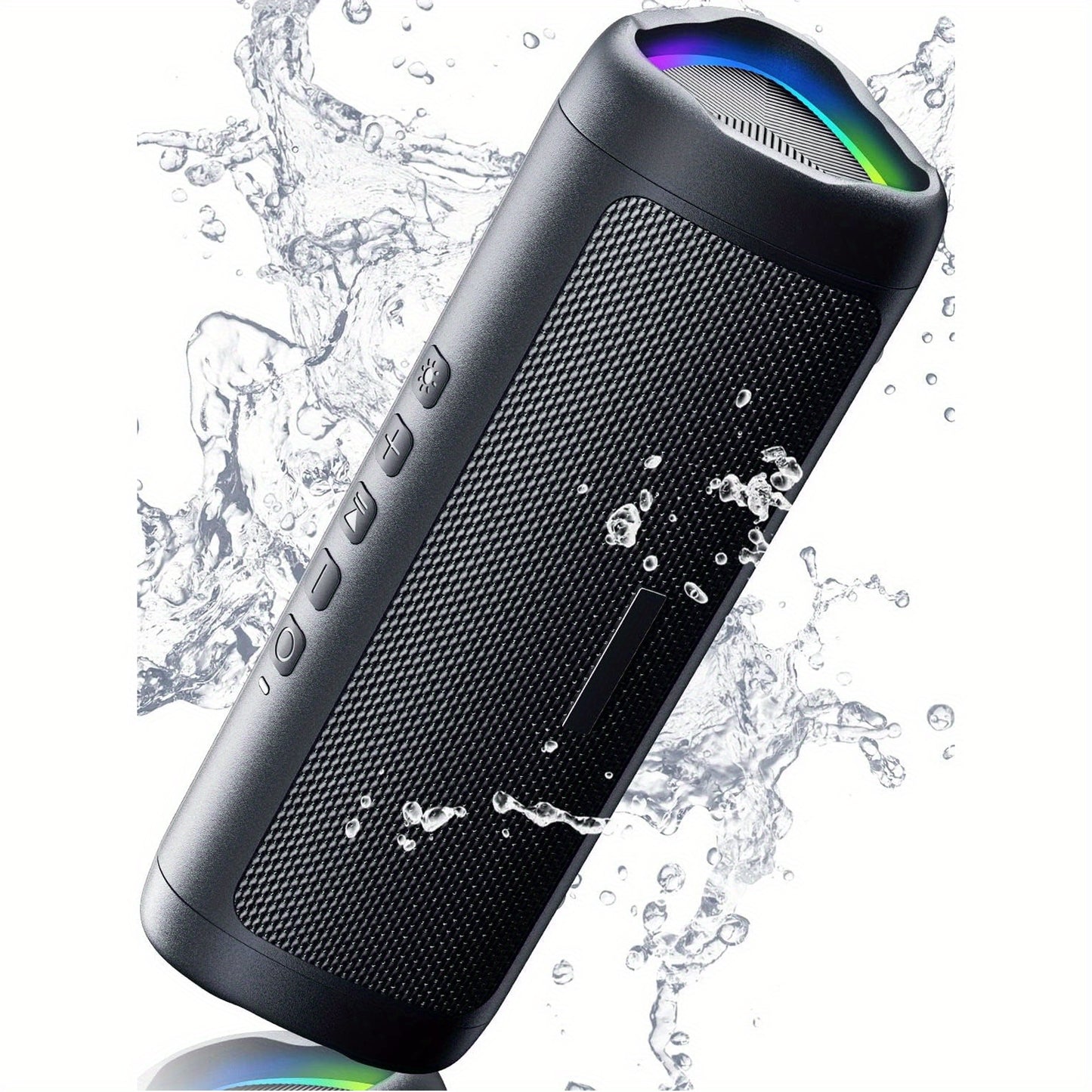Wireless Speaker That Delivers 20W Stereo Sound, Features IPX5 Waterproofing, Offers Up to 24 Hours of Playtime, Includes RGB Lighting, Supports TWS Pairing, Utilizes Wireless 5.3, And Is Suitable for Home Use, Outdoor Activi