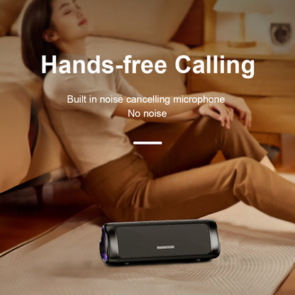 Wireless Speaker That Delivers 20W Stereo Sound, Features IPX5 Waterproofing, Offers Up to 24 Hours of Playtime, Includes RGB Lighting, Supports TWS Pairing, Utilizes Wireless 5.3, And Is Suitable for Home Use, Outdoor Activi