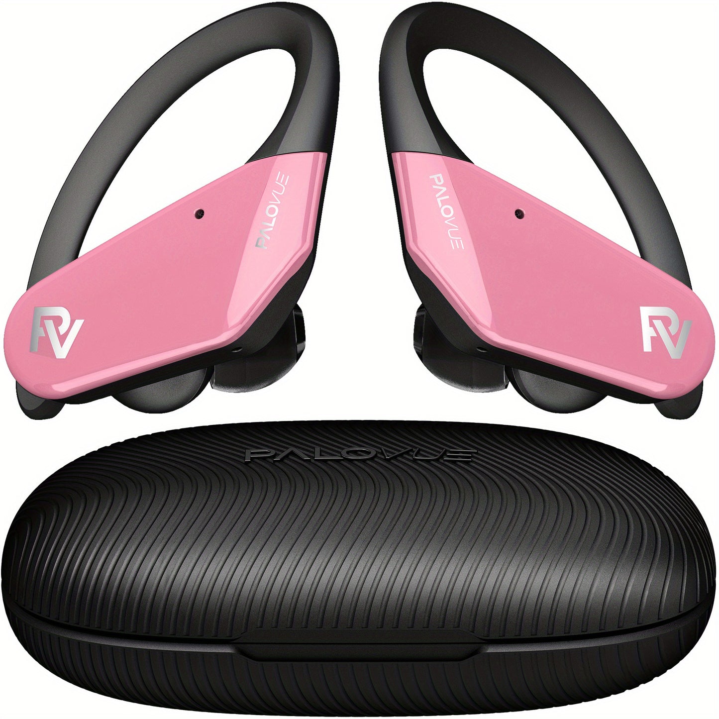Wireless Earbuds Headphones Over Ear Earphones with CVC 8.0 Noise Reduction and 4 Mic for Sport Workout Running CSR Fast Pair - For Fitness Enthusiasts - Suitable for Running, Gym & Outdoor Activities - Great Gift for Music L