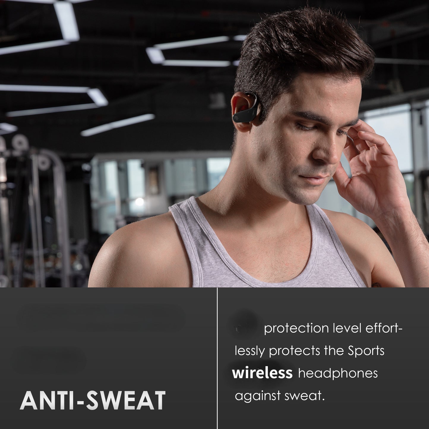Wireless Earbuds Headphones Over Ear Earphones with CVC 8.0 Noise Reduction and 4 Mic for Sport Workout Running CSR Fast Pair - For Fitness Enthusiasts - Suitable for Running, Gym & Outdoor Activities - Great Gift for Music L