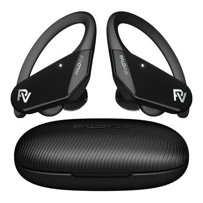 Wireless Earbuds Headphones Over Ear Earphones with CVC 8.0 Noise Reduction and 4 Mic for Sport Workout Running CSR Fast Pair - For Fitness Enthusiasts - Suitable for Running, Gym & Outdoor Activities - Great Gift for Music L