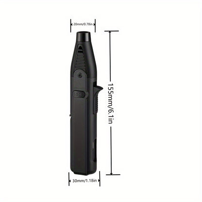 1300° Torch Lighter Featuring a Blue Flame And Safety Lock, a Bright Flame Lighter That Is Refillable with Butane Gas, Designed for Outdoor Use with Windproof Jet Flame, Comes in Gift Box Packaging, Ideal for Candles, Bbqs,